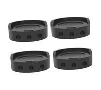 Hohopeti 4pcs Furniture Heightening Mats for Refrigerator Washing Machine Base Raising Pads Black Non-slip Vibration-reducing Floor Mats for Kitchen Table Bed Cabinet