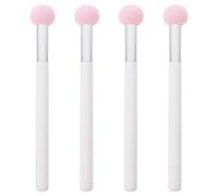 Hohopeti 4pcs Makeup Tools Powder Sponges Non-latex Sponge Delicate Finish Dry and Wet Use White and Pink Face Makeup for Women Daily Use
