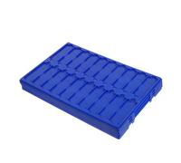 Hohopeti 4pcs Microscope Slide Holder Tray with Slots Sturdy Lightweight Plastic Storage and Drying Board Advanced Airflow Design for Efficient Sample Drying for Lab Research and Teaching