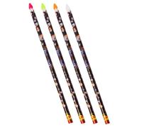 Hohopeti 4pcs Nail Art Dotting Pens with Self-adhesive Rhinestone Picker Tips Lightweight Manicure Tools for DIY Nail Decoration Gem Picker Tool in Yellow White Rose Red Fluorescent Green