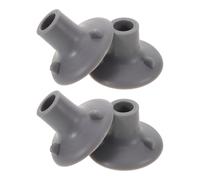 Hohopeti 4Pcs Non-Slip Rubber Suction Cup Feet Pads 24Mm Id for Shower Chair Bath Bench Transfer Bench and Commode Seat Accessories, Large Suction Anti-Skid Replacement Tips for Bathroom