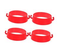Hohopeti 4pcs Plastic Traffic Cone Connector Rings Safety Cone Linkers for Road Construction Parking Management and Traffic Control