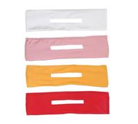 Hohopeti 4pcs Rotating Bowknot Hairbands for Women Twisted Hair Bands Hair Bun Maker Tool in White Yellow Red Pink Easy to Use Styling Accessories for Quick Secure Buns