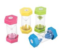 Hohopeti 4pcs Sand Timers for Hourglass for Classroom Home Office Kitchen Use Timers for Cooking Study Games and Management