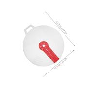Hohopeti 4pcs Silicone Mixing Bowl Lids with Anti-Splash Splash Guard Transparent Splatter Protector Covers for Egg Basins Hand Mixer Splash Shield for Beating Whisking Blending in Kitchen