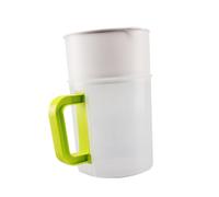 Hohopeti 4PCS Soy Milk Maker Filter Set with Plastic Pitcher Nut Milk Bag Alternative and Fine Mesh Strainer Includes Pressing Rod and Cleaning Brush Multi Functional Juice and Yogurt