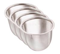 Hohopeti 4Pcs Stainless Steel Tea Strainer Mesh Insert Fine Filter for Teapot Home Tea Use and Practical Filter with Evenly Distributed