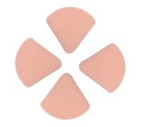Hohopeti 4Pcs Triangle Cosmetic Powder Puff Soft Supple Makeup Sponges for Face Travel Use Reusable Skin-friendly Application