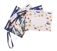 Hohopeti 4pcs Wet Wipes Bag Reusable Wipes Storage Pouch Zippered Wet Tissue Dispenser Holder for Travel Diaper Essentials