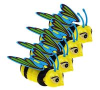 Hohopeti 4Pcs Wind Up Bee Adorable Vintage Wind Up Insect for Fun Accessories for Easter and Home Decoration