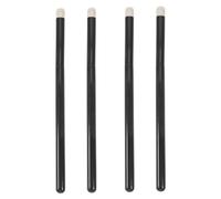 Hohopeti 4pcs Women Makeup Lip Brush Round Head Concealer Applicator Skin-friendly for Lipstick Gloss Balm Eye Shadow Professional and Home Use