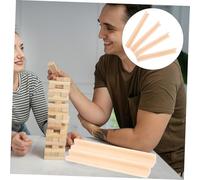 Hohopeti 4Pcs Wooden Displaying Stands for Domino Tiles Wooden Base Domino Game Supplies Versatile Alphabet Tile Holders for Tabletop Game Family Party and DIY Ornaments