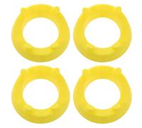 Hohopeti 4Pcs Yellow Football Tee Holders Set - Portable Kicking Tee Stand for Soccer and Basketball Display, Training Practice Ball Base Suitable for Football Kickoff and Rugby