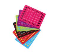 Hohopeti 5 Sets Telepathic Number Cards for Mind Reading Tricks Mental Prediction Cards Perspective Trick for Stage Performance and Interactive