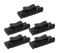 Hohopeti 5 Sets Wall Mount Garden Hose Bracket Holder with Mounting Screws | Organized Storage for Drain Outlet and Air Compressor Hoses, Modern Sl esign, for Garage Wall or Fence