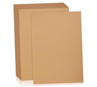 Hohopeti 50 Pcs Thick Cardstock Paper Sheets Kraft Cardboard for DIY Crafts Scrapbooking Art Projects Portable and Sturdy Paper Pack for Creative Use