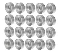 Hohopeti 50pcs Aluminum Candle Base Tea Light Holder DIY Candle Making Supplies for Home Decor