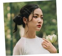 Hohopeti 50pcs Black Metal Bobby Pins Hair Clips DIY Headdress Materials Hair Grips for Women Strong and Simple Design for Everyday Styling Accessories