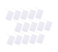 Hohopeti 50pcs Double Layer Foaming Nets Soap Bag Face Cleansing Foaming Maker Nets for Handmade Soap Shower Use White Mesh Pouch
