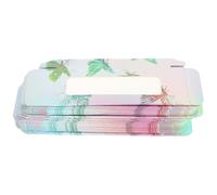 Hohopeti 50pcs False Eyelash Packaging Cases Lash Packaging Small Lash Container Rectangular Paper and Plastic Material Easy to Open and Close Large Capacity Storage for Beauty Shops
