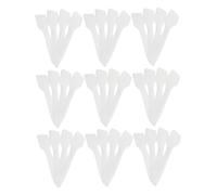 Hohopeti 50pcs Mask Spoon Scoops Translucent Cosmetic Facial Mask Spatula It for Makeup Mini Tag Skincare Makeup Spatula Cream Face Skin Care Moisturizing Scoop