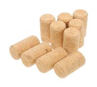 Hohopeti 50pcs Natural Cork Plugs Soft Wood Wine Bottle Stoppers Leakproof DIY Crafting Decor for Beer Liquor Beverage Preservation