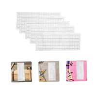 Hohopeti 50pcs Self Adhesive Measuring Tape Stickers Metric Workbench Ruler for Woodworking Painting Drafting Table Removable Clear Desk Ruler Sticker with Secure Non-slip Adhesive for