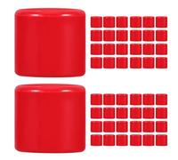 Hohopeti 50pcs Solid Color Bird Leg Bands for Pigeons Doves Quails Lightweight Fully Closed Identification Rings for Small Birds Training and Management