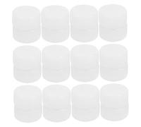 Hohopeti 50pcs White Plastic Ring Box Rattle Accessories for Baby Dolls and Novelties, Noise Making Sound Toys to Develop Tactile Senses and Draw Baby's Attention, Suitable for Crib