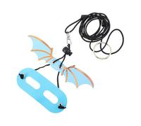 Hohopeti 5Pcs Adjustable Lizard Harness and Leash with Wing Design for Bearded Dragons and Small Reptiles and Safe Outdoor Walking Gear for Hamsters Guinea Pigs Ferrets