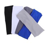 Hohopeti 5pcs Athletic Sweatbands Breathable Sweat Wicking Headbands for Boys Youth Outdoor Sports Running Soccer Basketball Fitness
