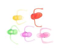 Hohopeti 5pcs Dinosaur Finger Puppets for Adults Soft Mini Dinosaur Finger for Stress Relief and Interactive Play Birthday and Halloween Party Favors Classroom Prizes