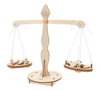 Hohopeti 5pcs DIY Balance Scale Science Kit for Portable Engineering for Early Development Critical Thinking and Creative Stem Learning at Home School