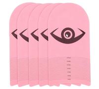Hohopeti 5pcs Eyelash Measuring Rulers Plastic Eyelash Stencils for Precise Lash Extension Measurement and Curling Assessment Beauty Tools for Symmetrical Lash Placement