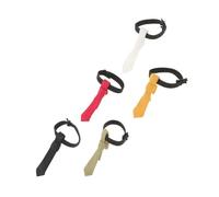 Hohopeti 5PCS Miniature Doll Neck Ties for Dollhouse Mini Clothing Accessories Mini Neckwear for DIY Doll Costume Easy Swap and Elegant Design for Play and Festive Dress Up