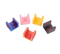 Hohopeti 5Pcs Nail Finger Separator for Manicure Nail Art Tools Reusable Polish Shield for Application and French Tip for Home and Salon Use