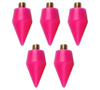 Hohopeti 5pcs Red Wax Tip Dotting Pen Set for Nail Art Rhinestone Picker Tool Replacement Pen Refills for Diamond Art and Nail Decoration