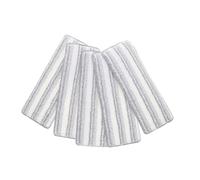 Hohopeti 5pcs Reusable Microfiber Mop Pads for Floor Cleaning Washable Self Adhesive Flat Mop Heads with High Absorbency Durable Replacement Cloths for Efficient Dirt Dust and Oil Stain