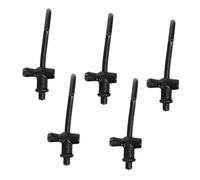 Hohopeti 5pcs Scale Alloy Dollhouse Bathroom Kitchen Faucets Old Style Realistic Mini Bath Tub Accessories for Creative Pretend Play and Diorama Scenes