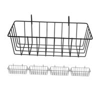 Hohopeti 5pcs Small Animal Hay Feeder Rack Hollow Cast Iron Basket for Rabbit Cage Convenient Bunny Food Dispenser Suitable for Hamsters Chinchillas Squirrels