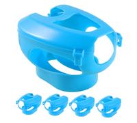 Hohopeti 5pcs Thickened Plastic Pigeon Holder Reusable Racing Bird Fixed Tool for Medicine Feeding Stable Injection Fixer Bracket Lightweight and Carrier Supportor for Pet Supplies