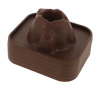 Hohopeti 5pcs Volcanic Eruption Model for Scientific DIY Experiments with Anti-leak Groove Lifelike Volcano for Students Educational Science Prop for Classroom Use