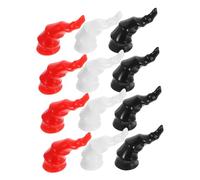 Hohopeti 6 Pairs Devil Horn Hairpins Lightweight Spiral Charms for Cosplay Halloween Vampire Demon Headband Accessories in
