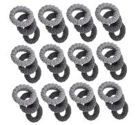 Hohopeti 60pcs High Elasticity Knitted Crochet Hair Ties for Women Soft Thick Stretchy Scrunchies Ponytail Holders Comfortable No Damage Hair Bands for Daily Use Sports and Styling