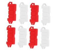 Hohopeti 60pcs Miniature Racing Track Road Barriers and Traffic Sign for Rc Drift Fields and Mini Traffic Scenes Realistic Roadblock Fences for Creative Play and Safety Awareness