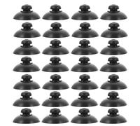 Hohopeti 60PCS Powerful Suction Cups for Aquarium Oxygen Pumps 2.5cm Rubber Suckers Fish Tank Air Pump Accessories Suction Clips for Submersible Aeration and Filtration Systems
