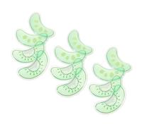 Hohopeti 6pairs Double Eyelid Gel Cooling Eye Pads for Cold Compress Reusable Ice Pack for Eye Injuries Soothing Gel Pad Freezer Pack