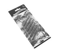 Hohopeti 6Pcs Compressed Square Charcoal Sticks for Drawing Sketching and Shading Art Supplies Soft and Hard Charcoal Rods for Indoor Outdoor Artists and Beginners