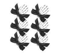 Hohopeti 6pcs Halloween Skeleton Hand Hair Clips with Gothic Bow Skull Bone Devil Claw Barrettes for Women Party Cosplay Accessories