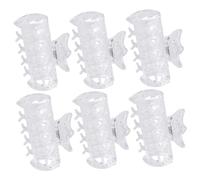 Hohopeti 6Pcs High Temperature Hot Roller Clips Hair Curler Claw Clips Replacement Hair Section Styling Clamps for Thick and Long DIY Tools